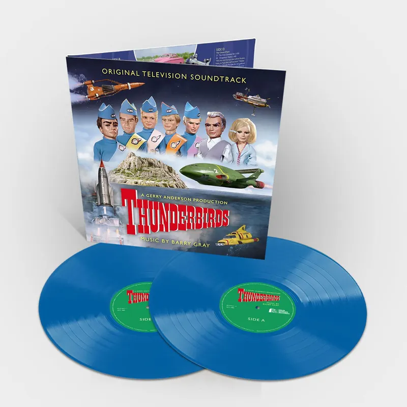 Best Seller Barry Gray Thunderbirds - Sky Blue Vinyl UK 2-LP vinyl set