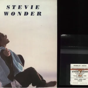 Instant Buy Stevie Wonder 1984 European Tour + 2 Ticket Stubs UK Tour programme
