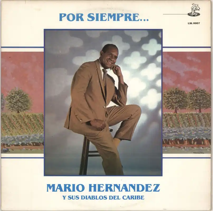 Mario Hernandez Por Siempre - Blue Vinyl US Vinyl LP Hot Deal