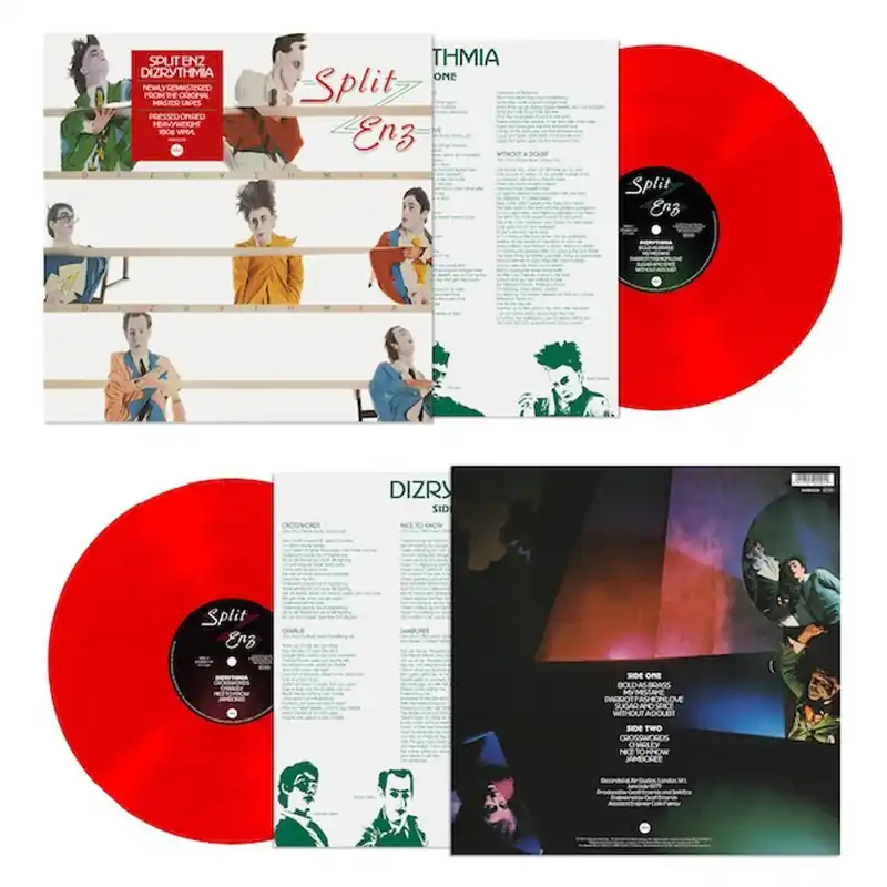 Split Enz Dizrythmia - Red Vinyl UK Vinyl LP Bulk Order