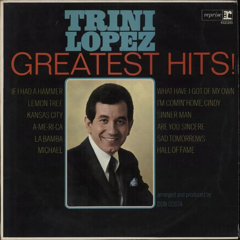 Markdown Trini Lopez Greatest Hits! US Vinyl LP