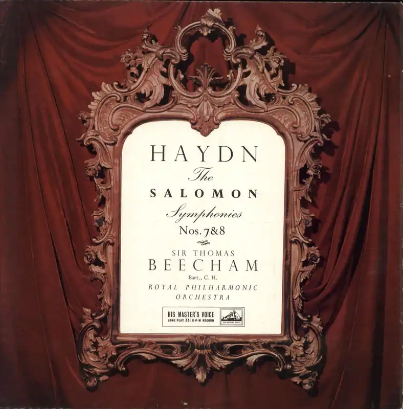 Seasonal Sale Franz Joseph Haydn Haydn: The Salomon Symphonies, Album 2, No. 95 In C Minor; No. 96 In D Major ("Miracle") UK Vinyl LP