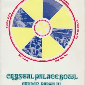 The Beach Boys Crystal Palace Bowl Garden Party III + Ticket Stub UK Tour programme Limited Edition