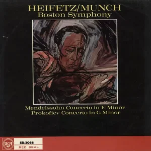 Jascha Heifetz Mendelssohn Concerto/ Prokofiev Concerto - Red Seal Sleeve UK Vinyl LP Factory Price