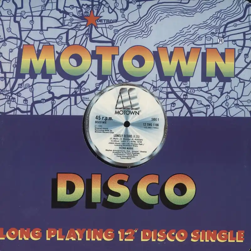 Luxury Teena Marie Lonely Desire UK 12" vinyl