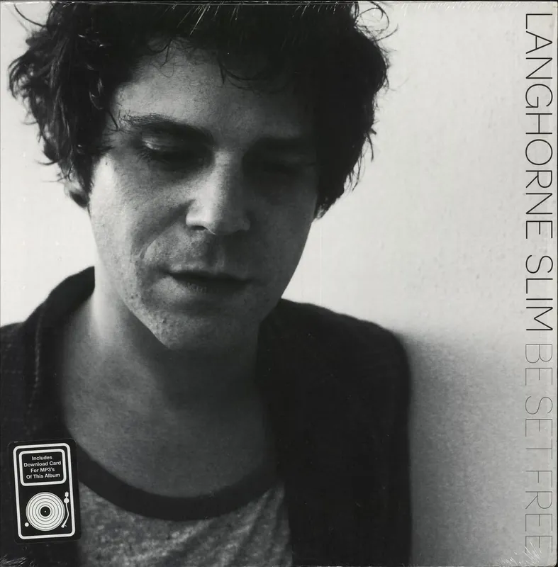 Price Drop Langhorne Slim Be Set Free - White Vinyl + Shrink US Vinyl LP
