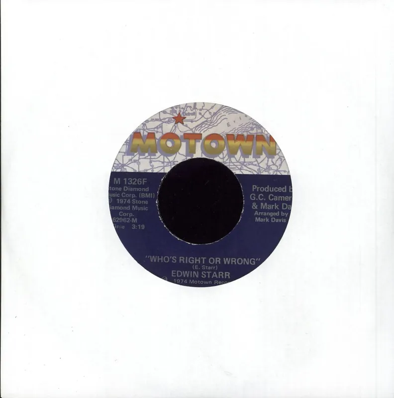 Edwin Starr Who's Right Or Wrong US 7" vinyl Bulk Order