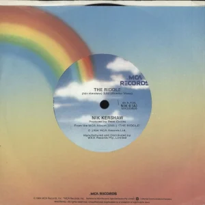 Save Now Nik Kershaw The Riddle Australian 7" vinyl