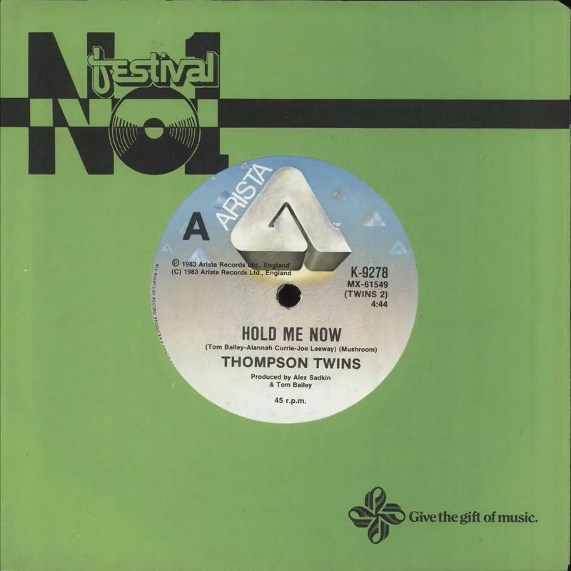 Fast Shipping Thompson Twins Hold Me Now Australian 7" vinyl