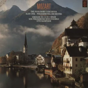 Wolfgang Amadeus Mozart The Four Horn Concertos/ Serenade No. 12 In C Minor UK Vinyl LP Viral