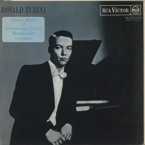 Price Cut Ronald Turini Piano Music Of Schumann, Liszt, Hindemith, Scriabin UK Vinyl LP