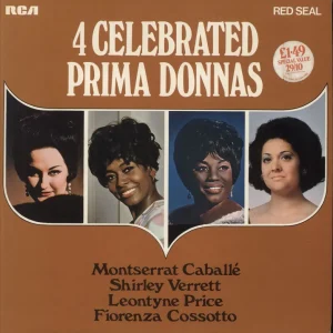 Various-Classical & Orchestral 4 Celebrated Prima Donnas UK Vinyl LP Trusted Brand