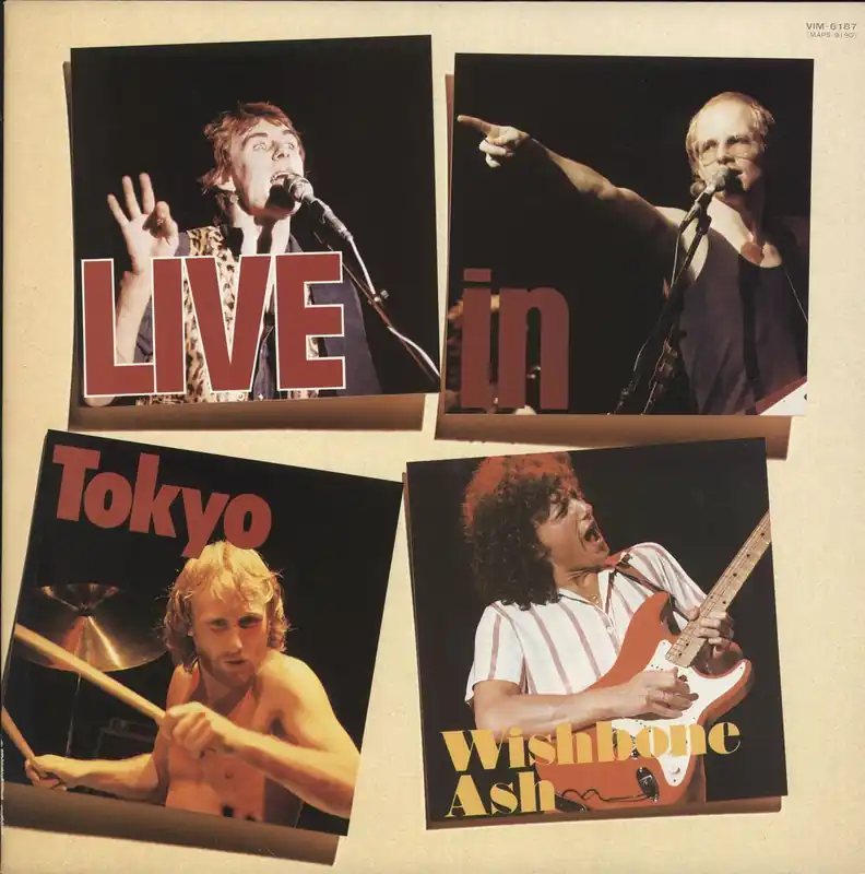 Original Wishbone Ash Live In Tokyo Japanese Promo Vinyl LP