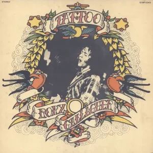 Professional Grade Rory Gallagher Tattoo Japanese Promo Vinyl LP