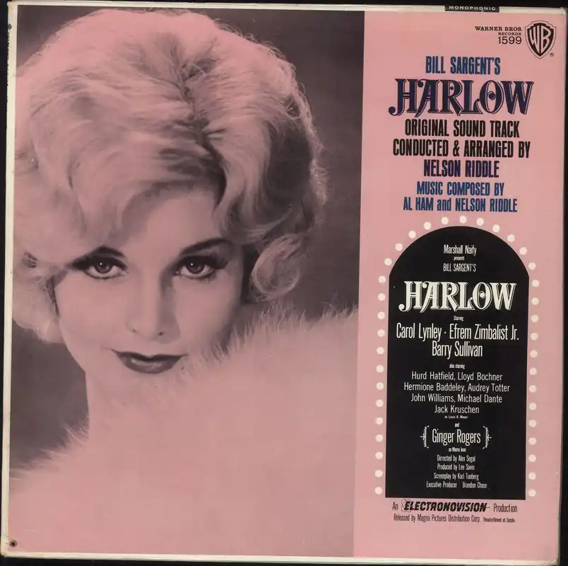 Trusted Brand Nelson Riddle Harlow Soundtrack US Vinyl LP