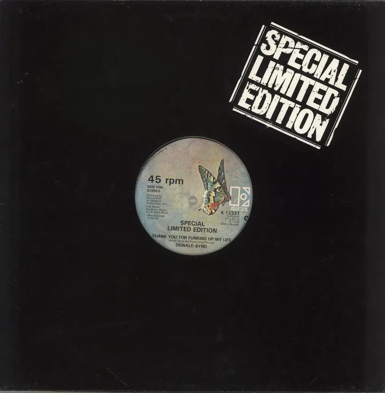 Handmade Donald Byrd Thank You For Funking Up My Life UK 12" vinyl
