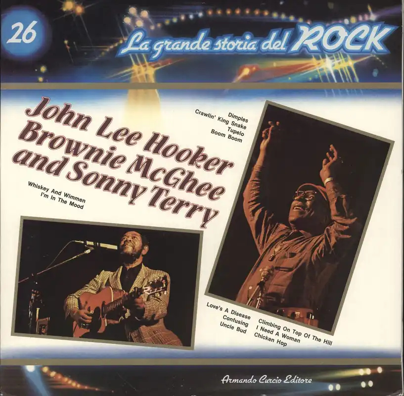 Original John Lee Hooker John Lee Hooker / Brownie McGhee And Sonny Terry Italian Vinyl LP