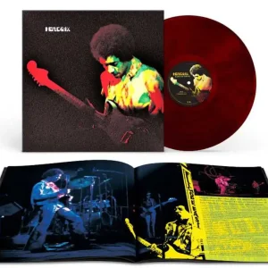 Jimi Hendrix Band Of Gypsys - 50th Anniversary - Red Marbled Vinyl UK Vinyl LP Luxury