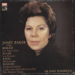 Janet Baker Janet Baker Sings Berlioz / Elgar / Ravel / Mahler UK Vinyl box set Holiday Sale