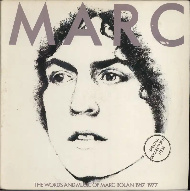 Marc Bolan The Words And Music Of Marc Bolan 1947-1977 - EX Belgian 2-LP vinyl set No Minimum Order