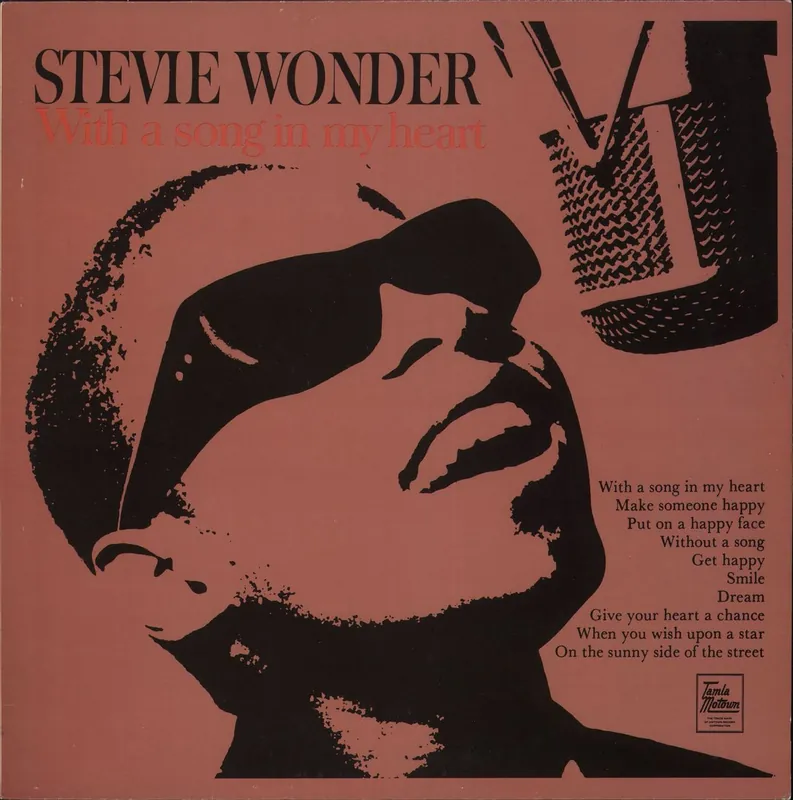 Place Order Stevie Wonder With A Song In My Heart UK Vinyl LP