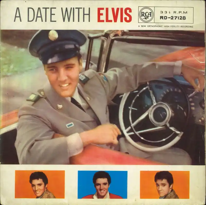Express Delivery Elvis Presley A Date With Elvis - 1st - VG UK Vinyl LP