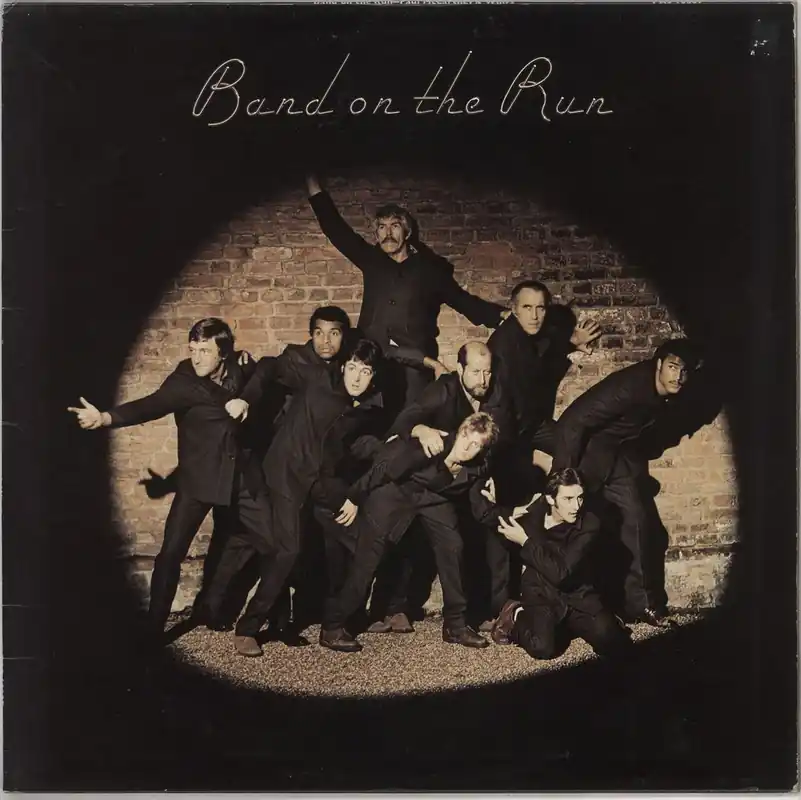 Paul McCartney and Wings Band On The Run - 1st - Complete - VG UK Vinyl LP Authentic