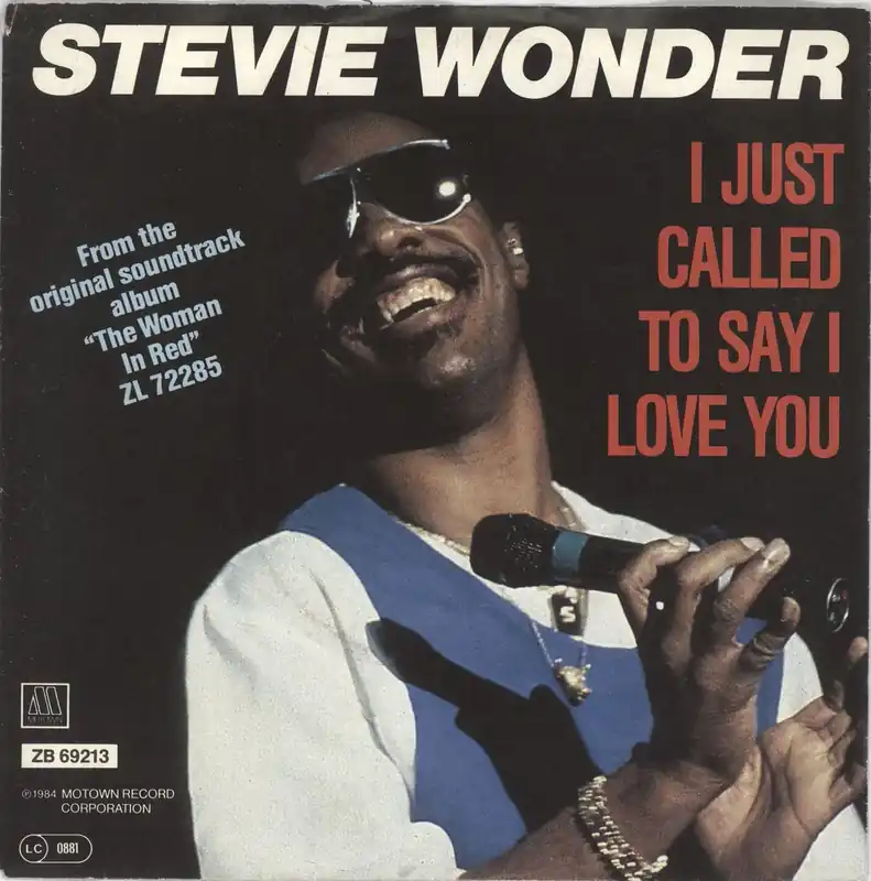Direct From Factory Stevie Wonder I Just Called To Say I Love You German 7" vinyl