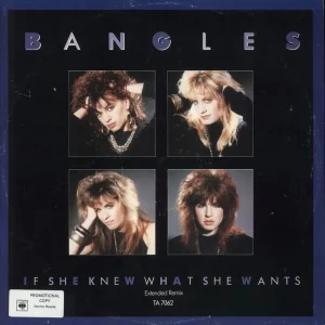 Warranty Included The Bangles If She Knew What She Wants - promo sticker UK 12" vinyl
