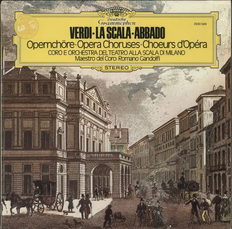 Fast Shipping Giuseppe Verdi Verdi: La Scala German Vinyl LP
