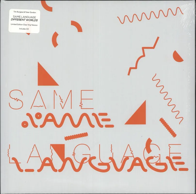 Last Chance Tim Burgess Same Language, Different Worlds - Clear Vinyl + CD - Sealed UK 2-LP vinyl set