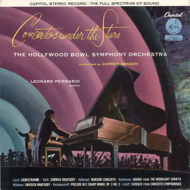 Hot Deal Hollywood Bowl Orchestra Concertos Under The Stars UK Vinyl LP
