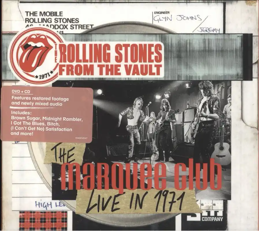 Hot Picks The Rolling Stones The Marquee Club Live In 1971 UK 2-disc CD/DVD set