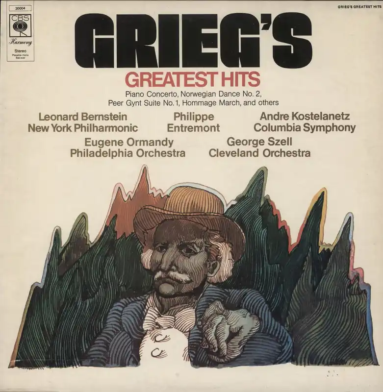 Edvard Grieg Greatest Hits UK Vinyl LP Special Discount