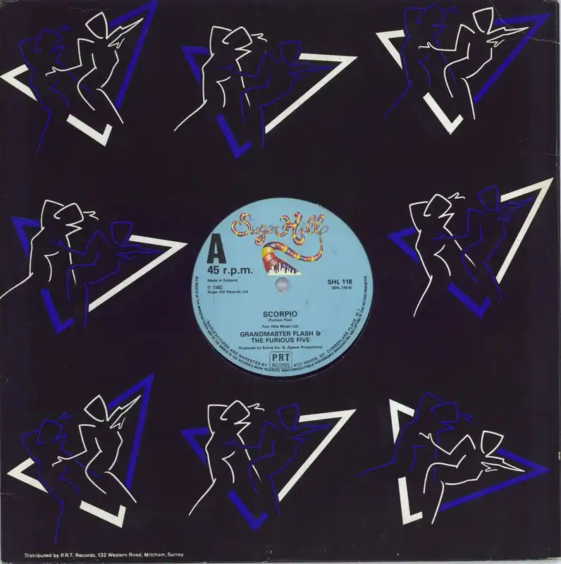 No Minimum Order Grandmaster Flash Scorpio UK 12" vinyl