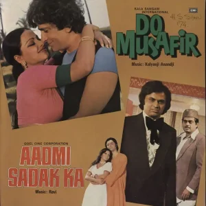 Bargain Ravi Aadmi Sadak Ka / Do Musafir Indian Vinyl LP