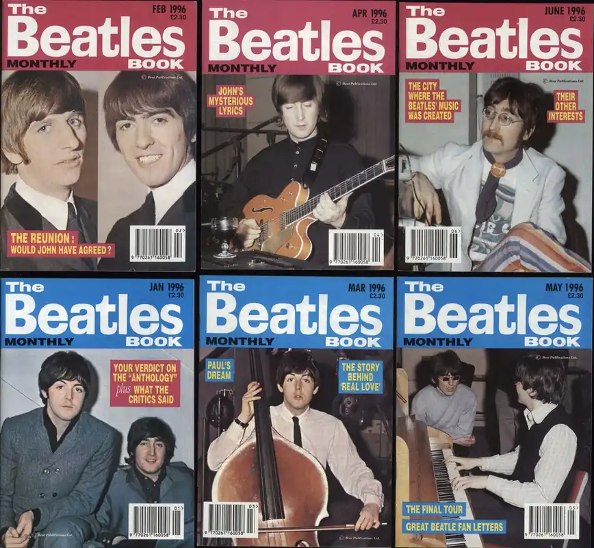 The Beatles The Beatles Book - 1996 - 12 Issues UK Magazine Seasonal Sale