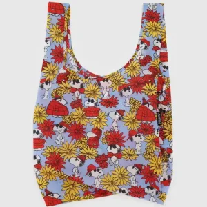 Same Day Shipping Baggu x Peanuts - Floral Snoopy Reusable Standard Bag &ndash; Sonic Boom Records