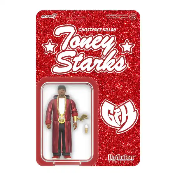 Instant Buy Ghostface Killah - Toney Starks - ReAction Figure – Sonic Boom Records