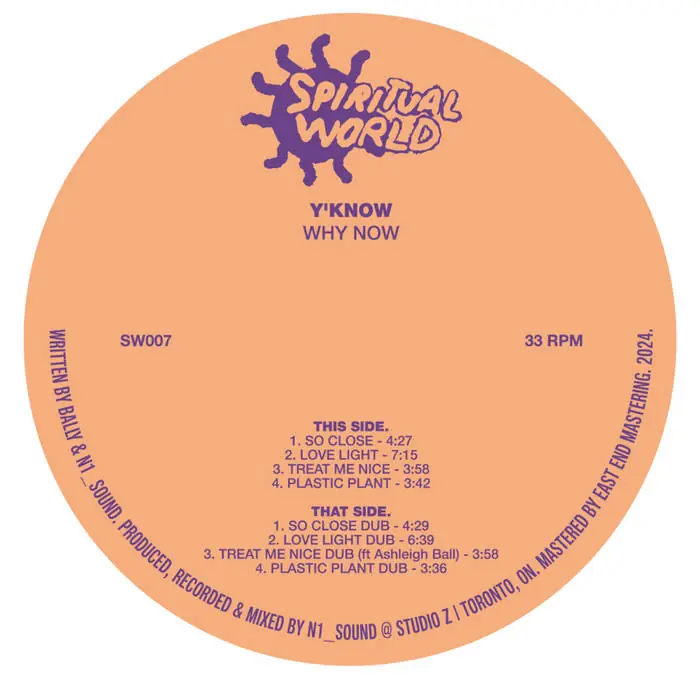 Y'KNOW - Why Now (12") (New Vinyl) &ndash; Sonic Boom Records Free Returns