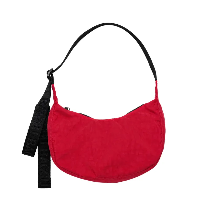 Baggu - Small Red Candy Apple Crescent Bag &ndash; Sonic Boom Records Luxury