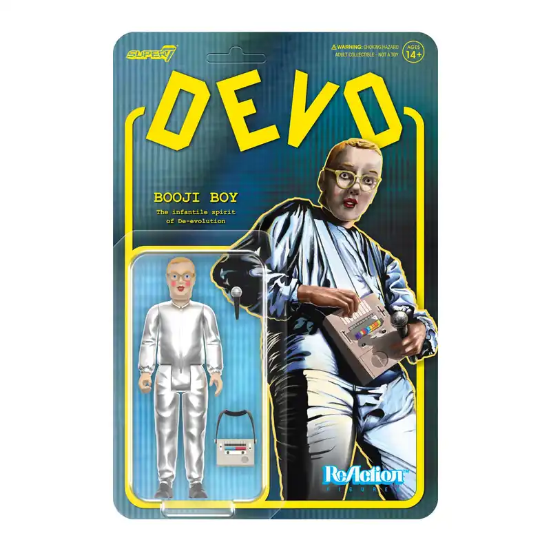 Free Delivery SUPER7 - Devo ReAction Figure - Booji Boy &ndash; Sonic Boom Records