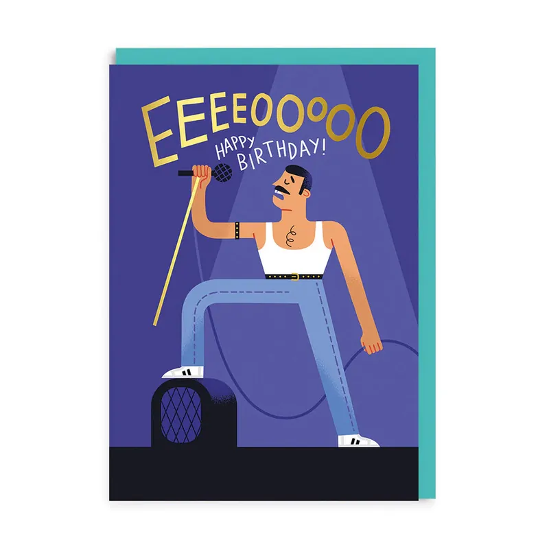 Ohh Deer Cards - Freddie Mercury Happy Birthday &ndash; Sonic Boom Records Same Day Shipping