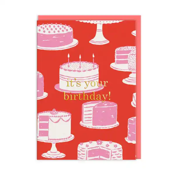 Ohh Deer Cards - Cake It's Your Birthday Card &ndash; Sonic Boom Records Today Only