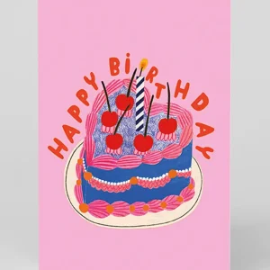 Ohh Deer Cards - Heart Cake Birthday Card &ndash; Sonic Boom Records Low Price