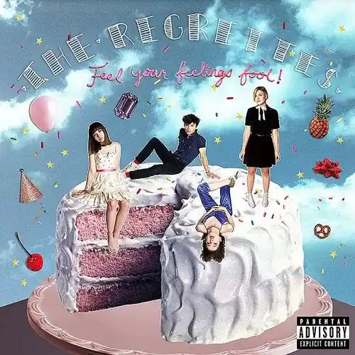 Handmade The Regrettes - Feel Your Feelings Fool! (Marbled Pink & Blue Vinyl) ( &ndash; Sonic Boom Records
