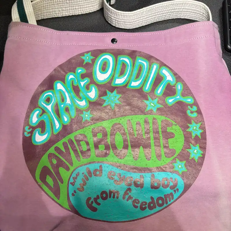 Goodfarken - Bowie Space Oddity - Crossbody Bag (LIMITED EDITION) &ndash; Sonic Boom Records Special Offer