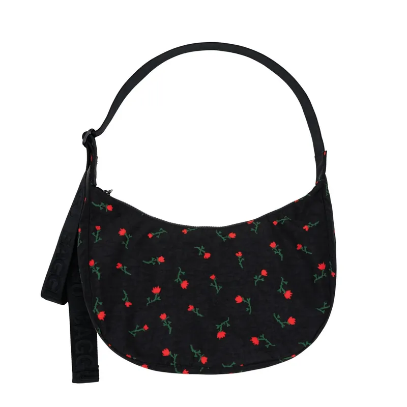 Baggu - Medium Painted Wallflower Crescent Bag &ndash; Sonic Boom Records Flash Sale