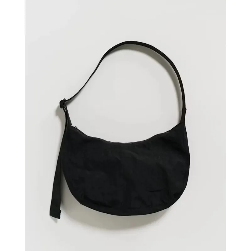 Money Back Guarantee Baggu - Medium Black Crescent Bag &ndash; Sonic Boom Records