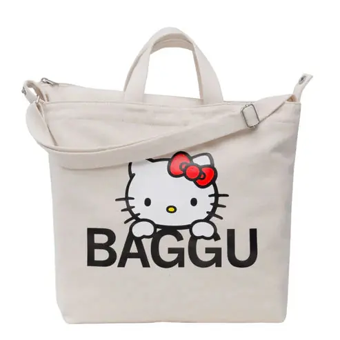 Horizonal Zip - Hello Kitty Baggu Duck Tote (Canvas) &ndash; Sonic Boom Records Affordable